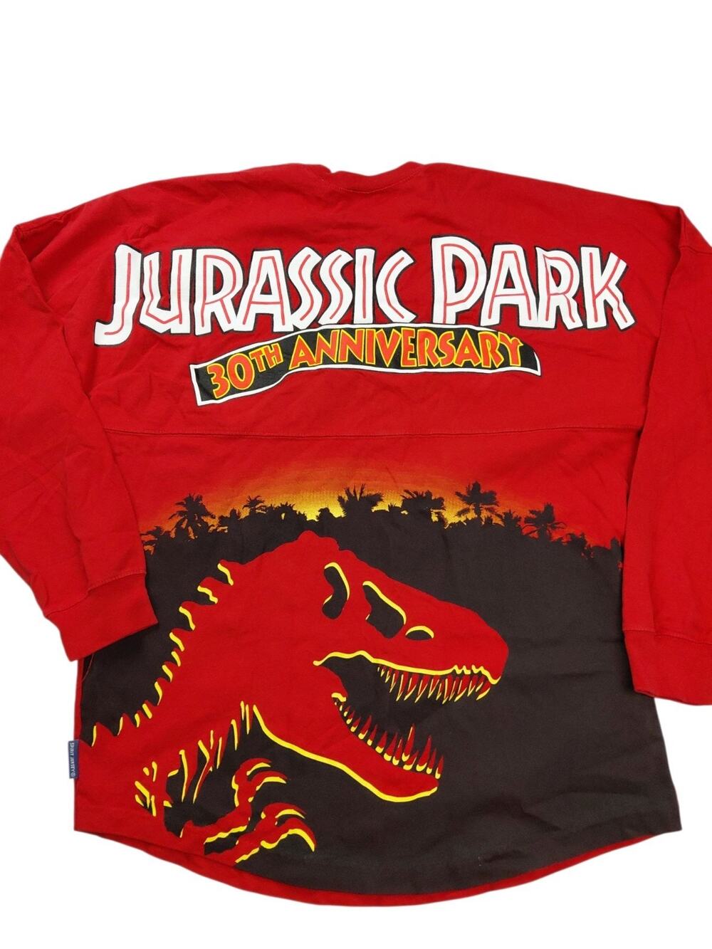 Jurassic Park Spirit Jersey Shirt Mens Size Mediu Red 30th Anniversary T Rex Tee